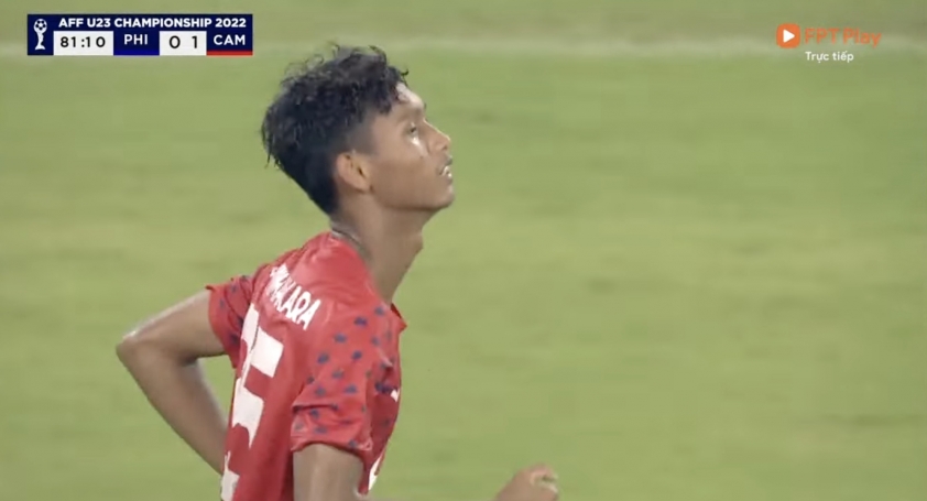 U23 Campuchia đánh bại Philippines với tỉ số 1-0.
