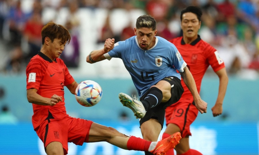 Hàn Quốc vs Uruguay từng chạm trán tại vòng bảng World Cup 2022. Ảnh: Internet