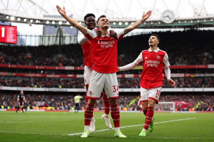 Arsenal dễ dàng nhấn chìm Leeds United. Ảnh: Getty Images