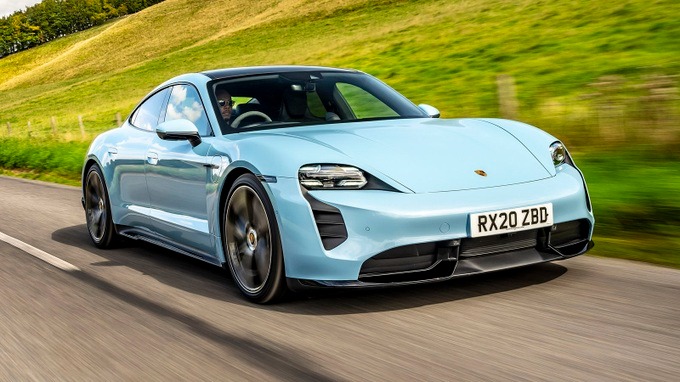 SUV hạng sang Porsche Macan bản thuần điện lộ diện với thiết kế