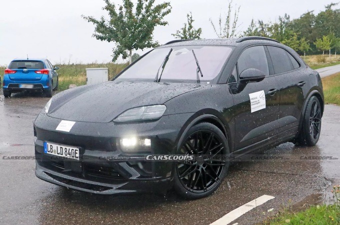 SUV hạng sang Porsche Macan bản thuần điện lộ diện với thiết kế