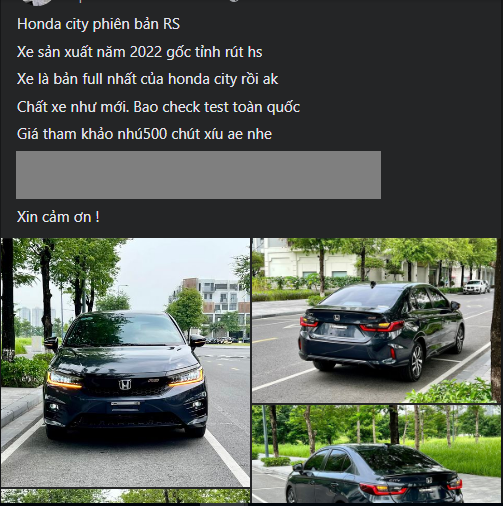 Ngỡ ngàng mức giá chào bán của Honda City