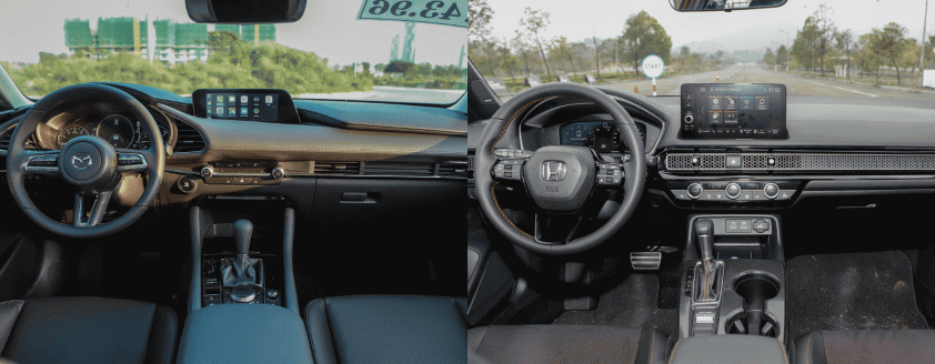 Nên mua Mazda 3 hay Honda Civic? 337964