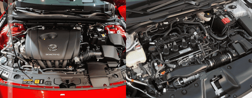 Nên mua Mazda 3 hay Honda Civic? 337965
