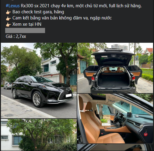 lexus rx 300 2021
