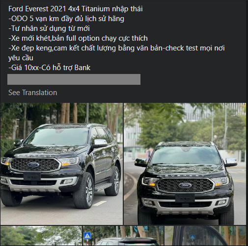 Ford Everest lăn bánh 3 năm mất giá hơn nửa tỷ đồng trên sàn xe cũ 408008