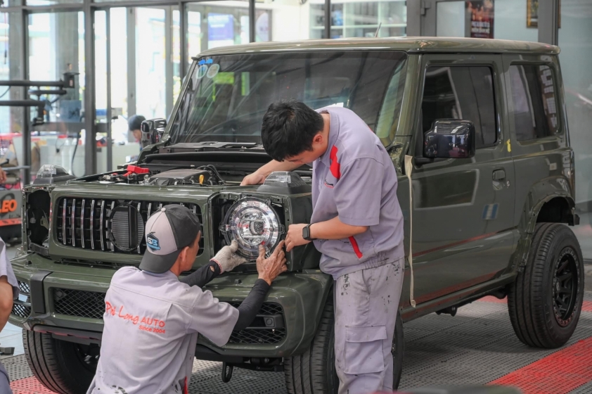 Suzuki Jimny tại Việt Nam được độ lại theo phong cách G 63 Brabus: Thay hàng chục chi tiêt 413813