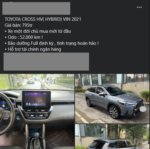 toyota corolla cross hybrid 2021