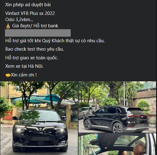 Sau 2 năm sử dụng, xe điện VinFast VF 8 'lướt' trượt giá ngang một chiếc Huyndai Accent 420213