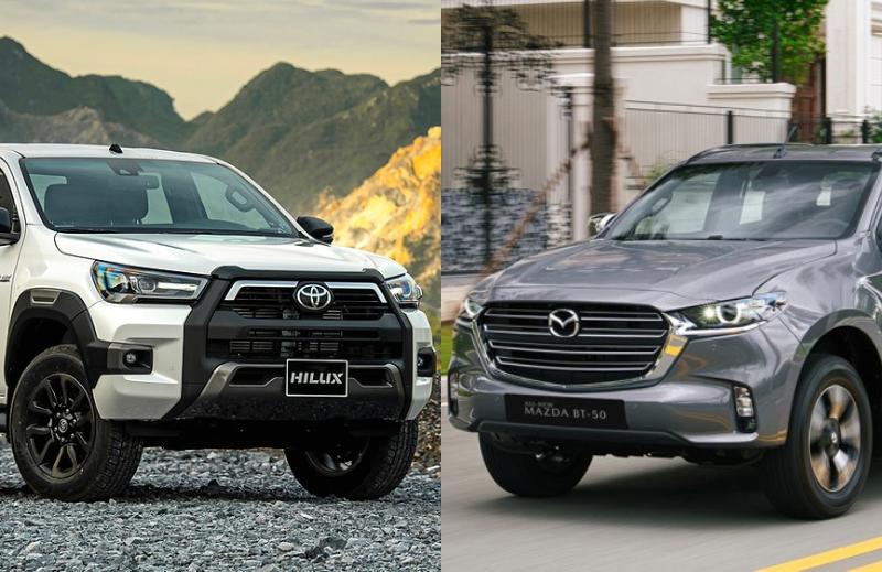 Phân khúc bán tải tháng 02/2024: Doanh số Mazda BT-50, Toyota Hilux 'chạm đáy' 421243