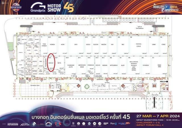 Lộ hình ảnh 'tiền hoàn thiện' của gian hàng VinFast tại triển lãm ô tô ở Thái Lan 427495