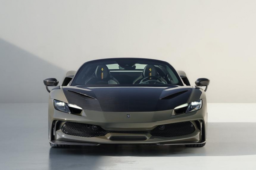 Siêu xe mui trần Ferrari 296 GTS 'lột xác' với gói độ thân rộng Novitec N-Largo 590293