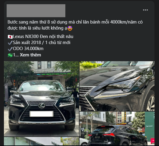 Sau 7 năm lăn bánh, xe sang Lexus NX 300 2018 được chủ nhân bán lại với giá khó tin 628037