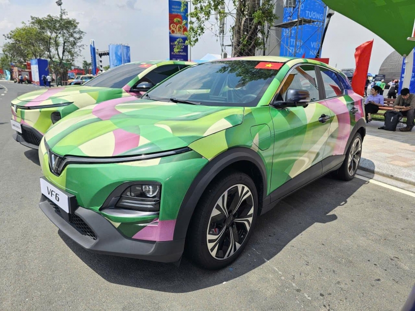 Dàn xe điện VinFast màu