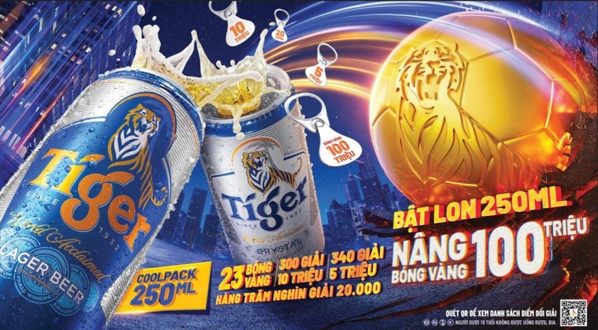 Hoà cùng không khí sôi động của cúp vô địch, 4 chủ nhân tiếp theo của bóng vàng Tiger Beer 100 triệu đồng đã lộ diện 560542