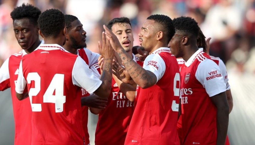 Tân binh Gabriel Jesus đã có một cú đúp trong trận thắng mới đây nhất của Arsenal. Ảnh: internet