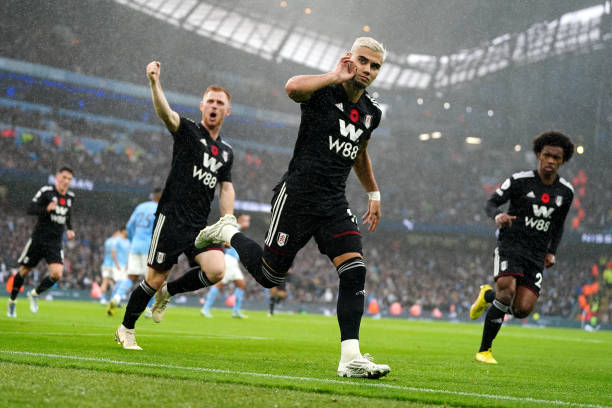 Pereira mang về bàn gỡ hòa trên chấm 11m cho đội khách Fulham. Ảnh: internet