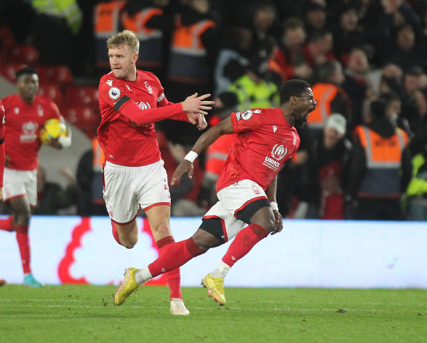 Bàn thắng của Aurier đã khiến Nottingham Forest không phải chịu thua trước Chelsea ở màn chạm trán này. Ảnh: internet