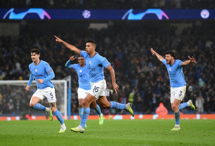 Man City đang chơi vô cùng thăng hoa với chuỗi 9 chiến thắng liên tiếp trên mọi đấu trường (Ảnh: Getty)
