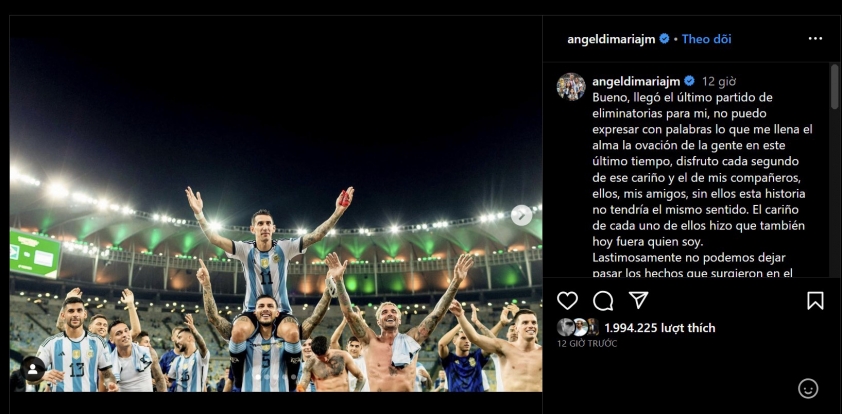 Nhà vô địch World Cup tuyên bố chia tay Messi và ĐT Argentina 361516