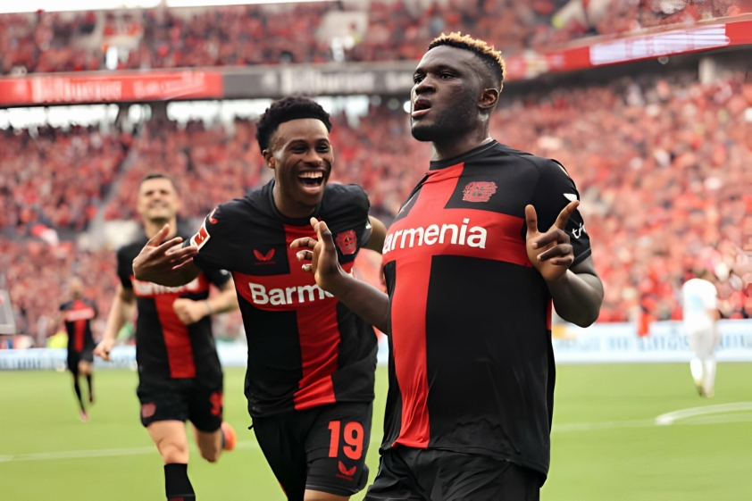 Trực tiếp Bayer Leverkusen 4-0 Werder Bremen: Chủ nhà chạm một tay vào chức vô địch 443432