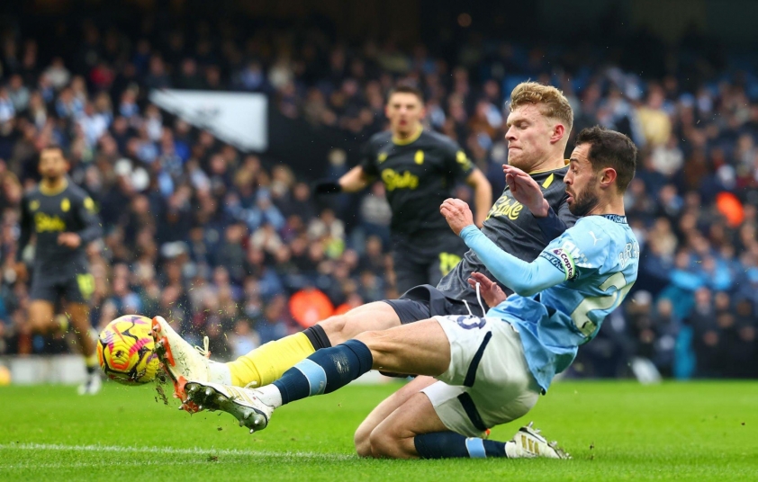 Haaland trượt pen, Man City chia điểm thất vọng trước Everton 574860