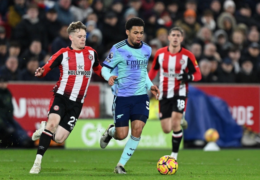 Arteta ca ngợi sao trẻ trong chiến thắng trước Brentford 577458