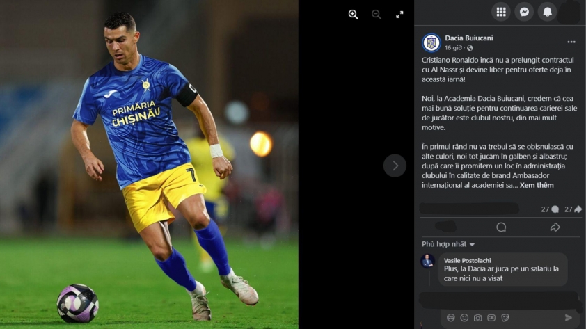 Ronaldo được đề nghị chuyển tới đội bóng 579593