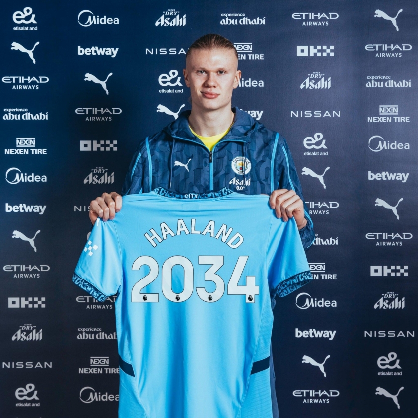 Haaland ký hợp đồng 'không tưởng' với Man City 584391