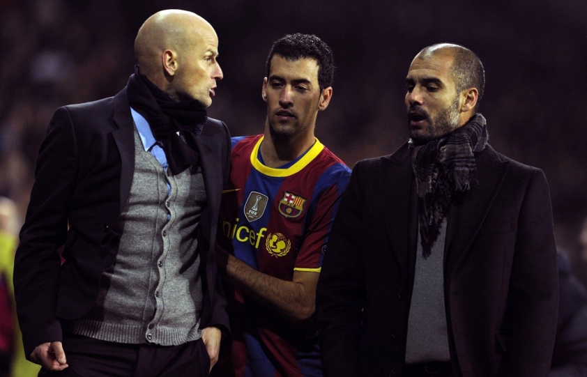 Pep Guardiola bị 'phũ phàng' bởi đồng đội Messi 589599