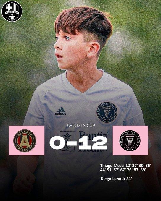 Con trai Messi ghi 11 bàn, đáp trả luôn 'cậu cả' nhà Ronaldo 590130
