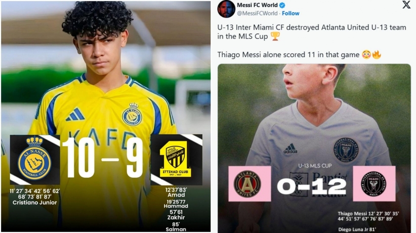 Thật hay không vụ con trai Messi ghi 11 bàn? 590966