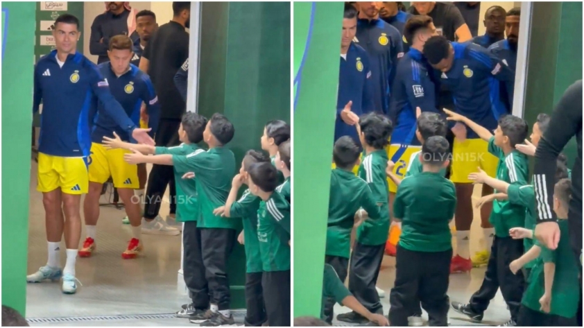 Ronaldo bị đối thủ 'quây' trong phòng thay đồ Al Nassr 593428