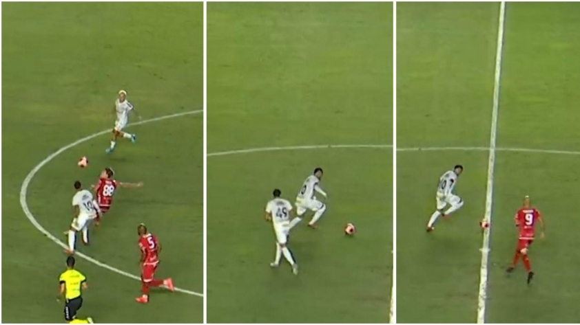 Neymar 'nhảy múa' với bóng, Santos thắng giòn giã 595536