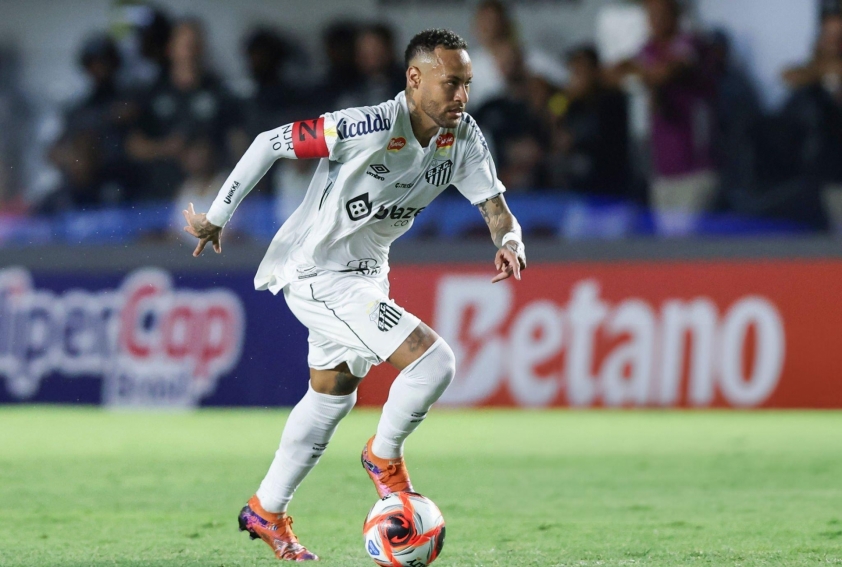Neymar 'nhảy múa' với bóng, Santos thắng giòn giã 595525