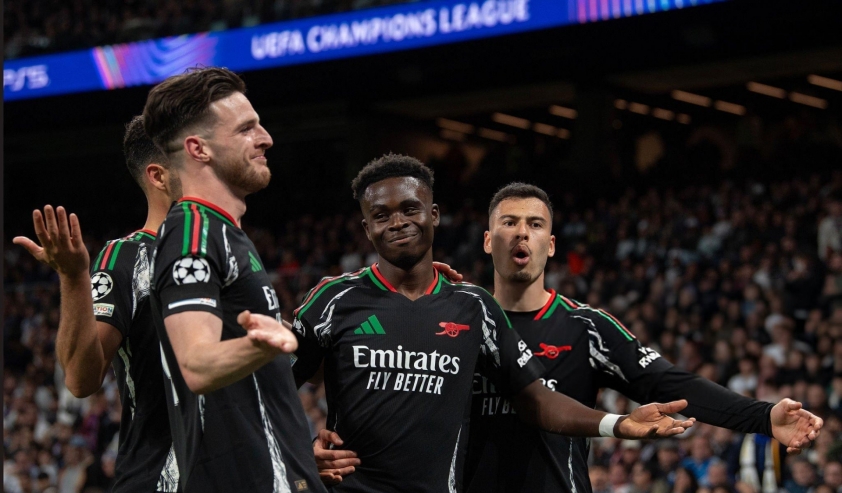 Declan Rice mắng 'xối xả' đồng đội Arsenal trong trận thắng Real 621615