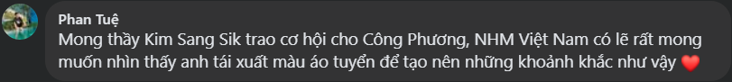 Công Phượng thăng hoa, CĐV thốt lên 1 điều với HLV Kim Sang Sik 623412