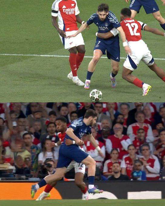 Trọng tài gây nhiều tranh cãi trận Arsenal vs PSG 627912