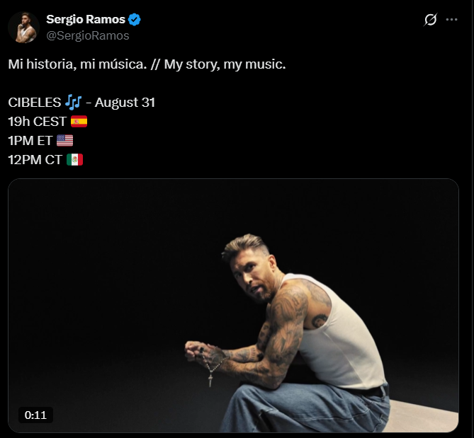 Sergio Ramos bất ngờ trở thành ca sĩ 695958