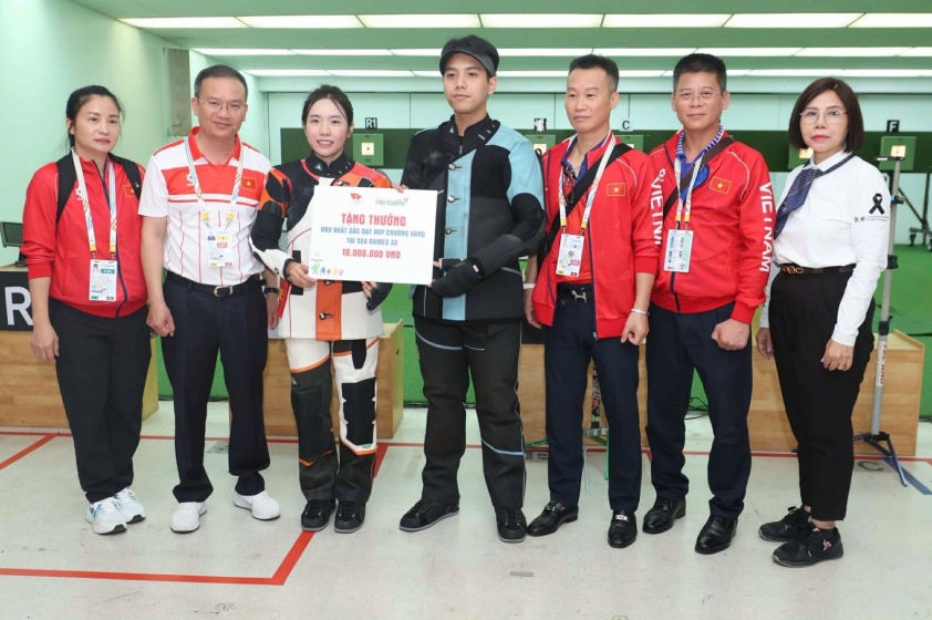 Bắn súng Việt Nam được 'thưởng nóng' sau khi giành HCV SEA Games 758782