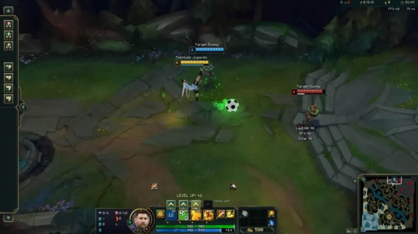 Game thủ LMHT tạo ra mod skin Lionel Messi cho vị tướng Milio 272125
