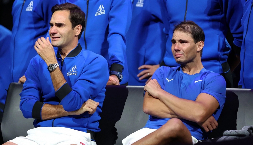 Rafael Nadal 'làm ngơ' việc giải nghệ, buồn vì chuyện của Federer 216428