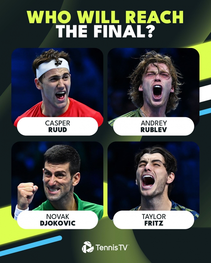 Kết quả quần vợt ATP Finals 2022 ngày 18-19/11: Lộ diện 4 cái tên xuất sắc nhất 219521