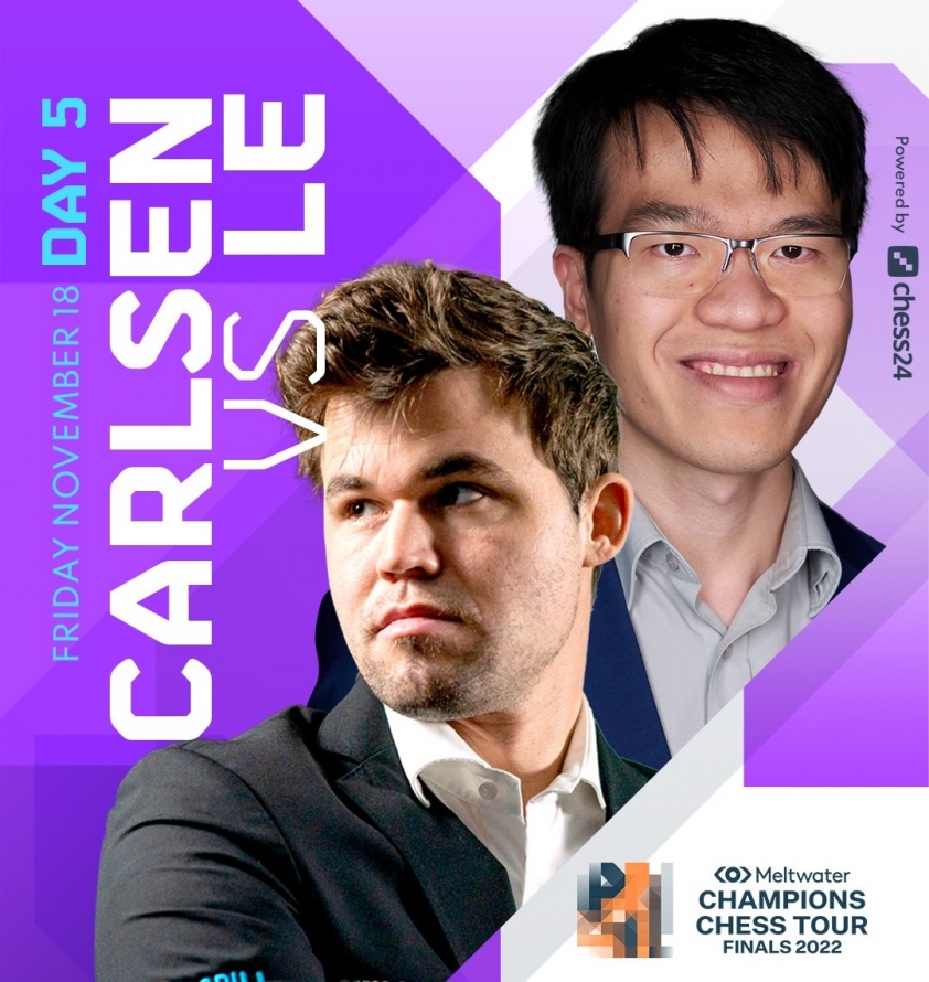 Tin thể thao 19/11: Quang Liêm thua đáng tiếc trước Vua cờ Carlsen 219470