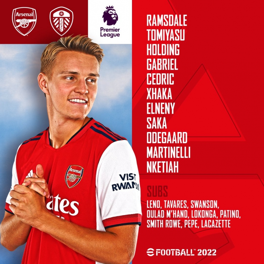 Đội hình ra sân của Arsenal