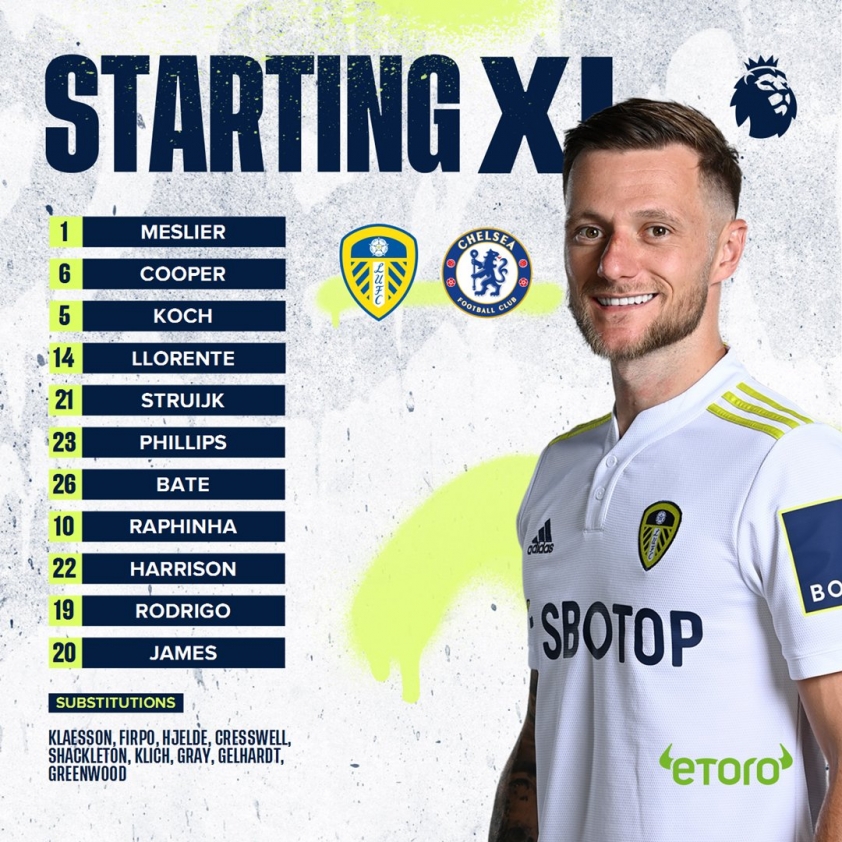 Đội hình xuất phát Leeds United
