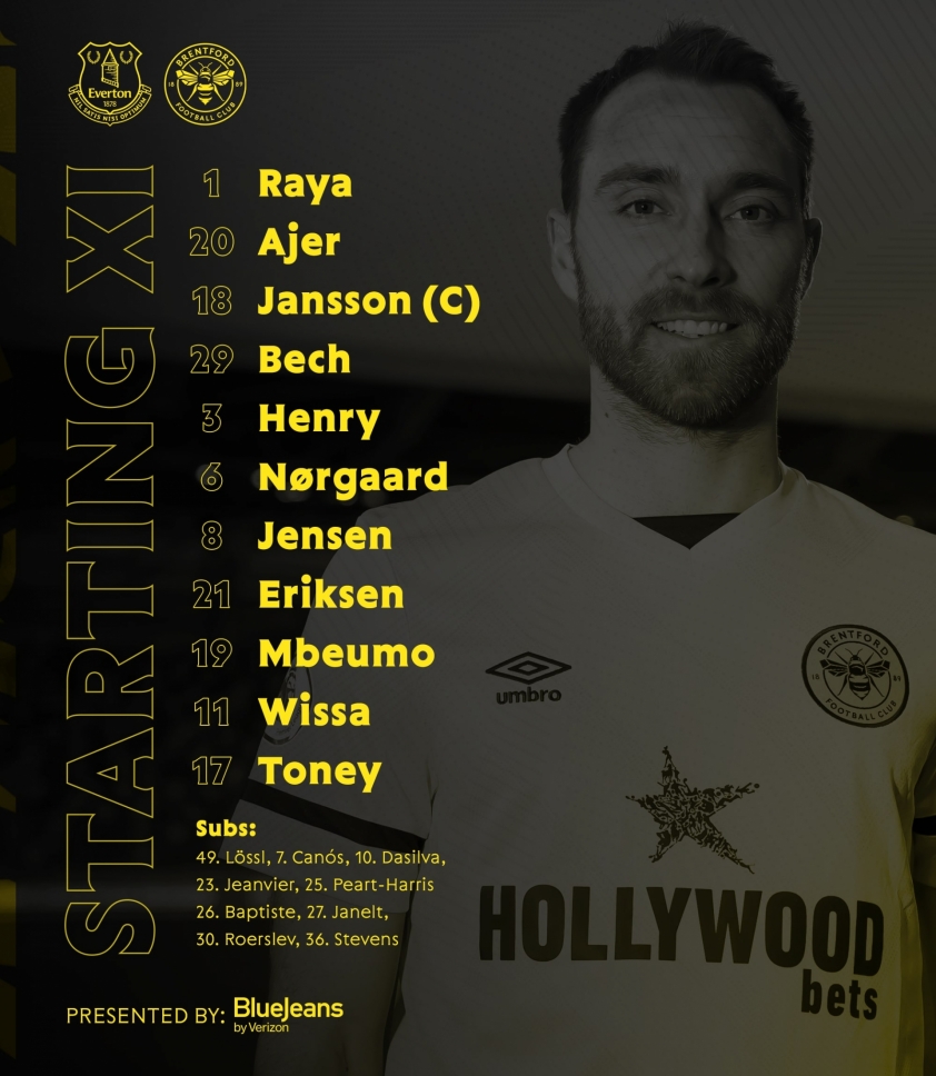Đội hình ra sân của Brentford