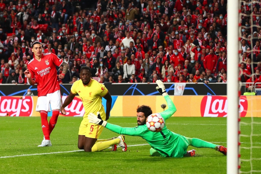 Darwin Nunez ghi bàn thắng duy nhất cho Benfica (Ảnh: Getty)
