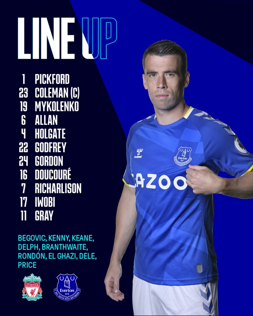 Đội hình ra sân Everton