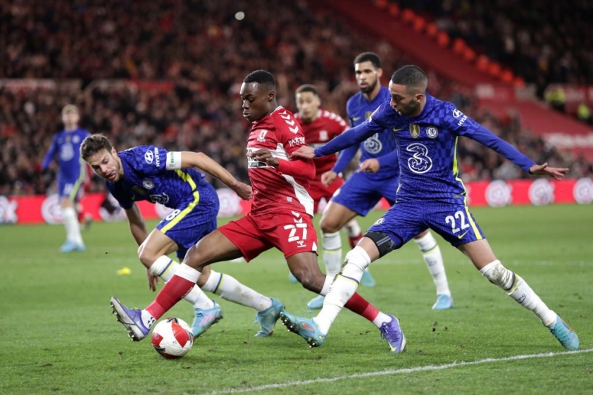 Middlesbrough bất lực trong việc ghi bàn vào lưới Chelsea
